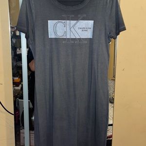 Calvin Klein T shirt dress never worn still has tag size m